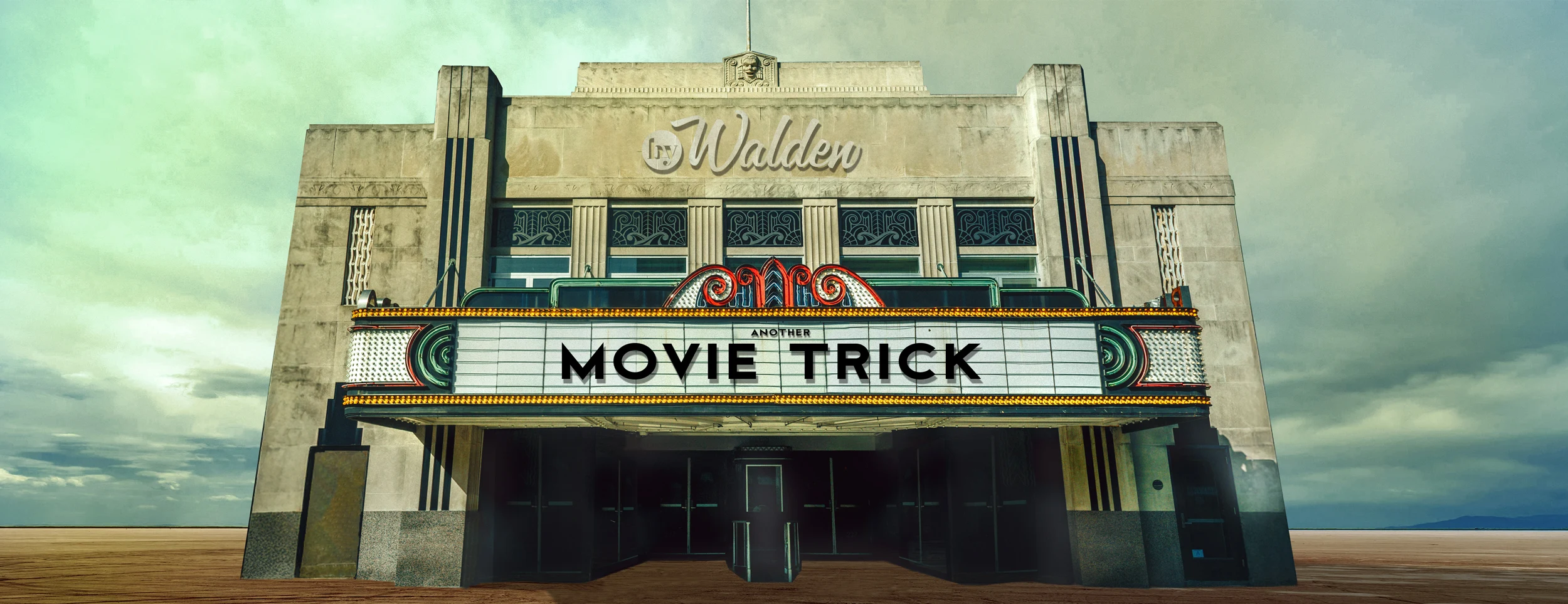 Cinema byWalden, costruzione nel deserto, Collezione Movie Trick